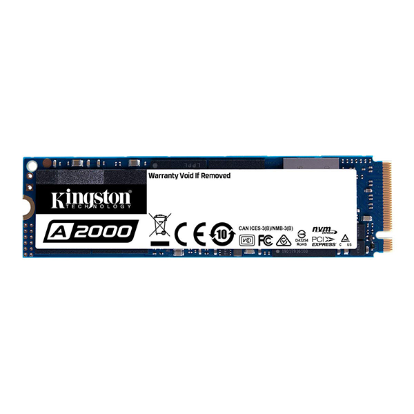 SSD Kingston 250Gb A2000  M2 2280 NVMe PCie (SA2000M8/250G)				