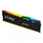 RAM Kingston 32GB 5600MT/s DDR5 CL40 DIMM (Kit of 2) Beast RGB- KF556C40BBAK2-32				