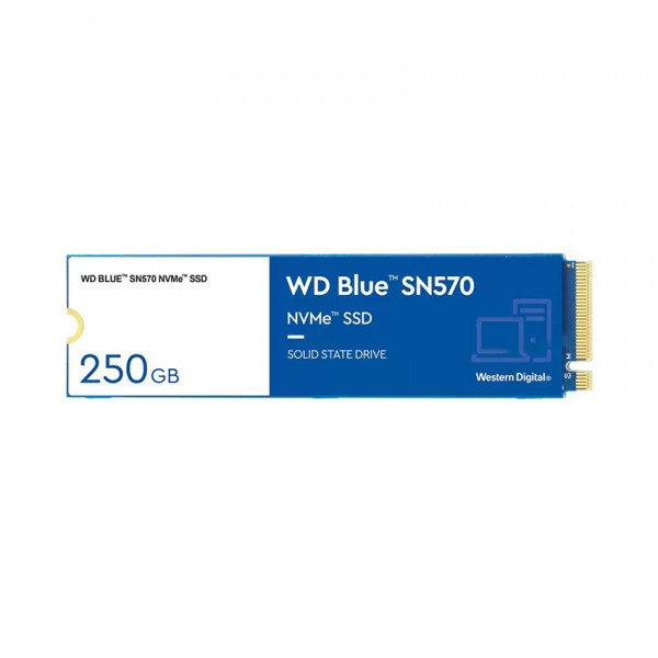Ổ cứng SSD WD Blue SSD 250GB / SN570 NVMe M2 2280/ PCIe Gen3 8 Gb/s