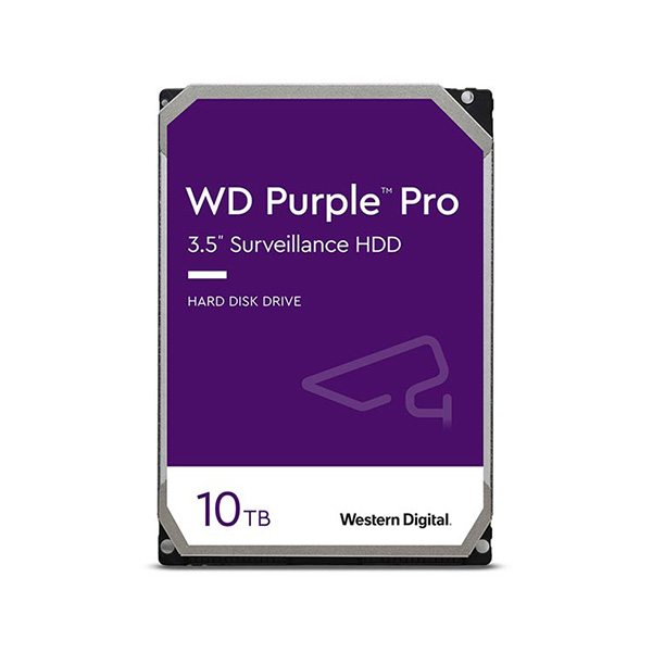 Ổ cứng HDD WD 10TB 3.5'' Sata3, màu tím (Purple Pro) (WD101PURP)