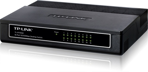 Switch TP-Link 16P TL-SF1016D 10/100 (vỏ nhựa)				