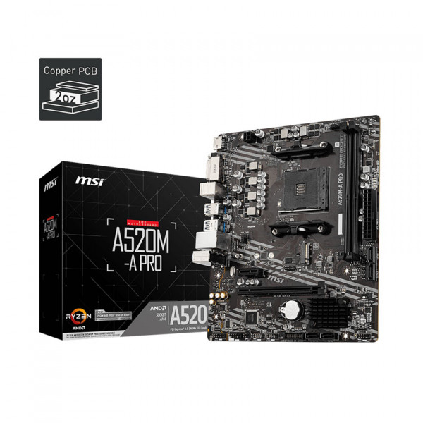 MAINBOARD MSI A520M-A PRO