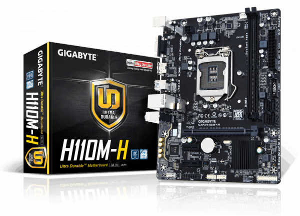 Mainboard Gigabyte H110M-H ( VGA + HDMI)