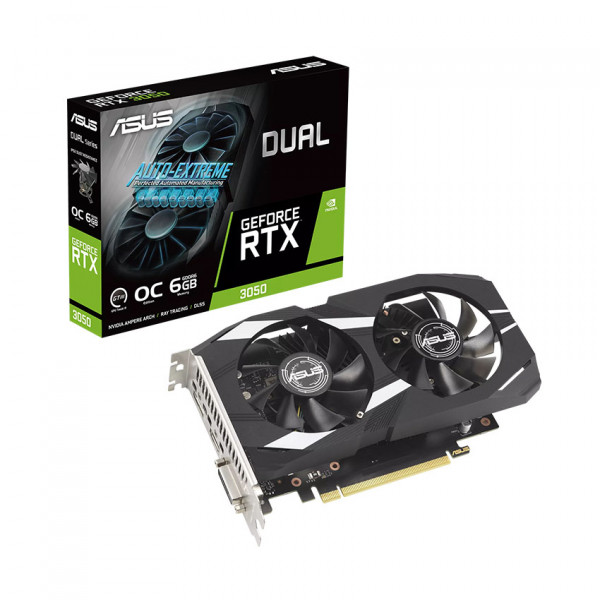 Card màn hình VGA ASUS Dual GeForce RTX 3050 6GB GDDR6