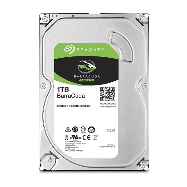 Ổ cứng HDD Seagate BarraCuda 1TB, 3.5 inch, 7200RPM, SATA, 256MB Cache (ST1000DM014)