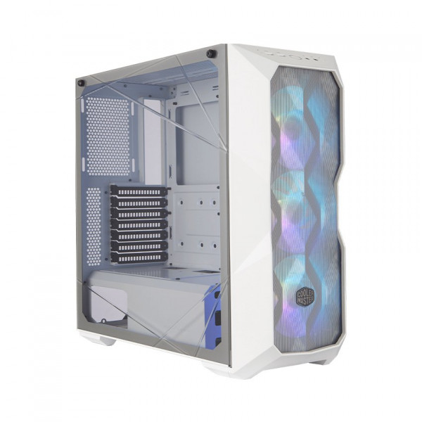 Vỏ Case Cooler Master MasterBox TD500TG Mesh White ARGB (Mid Tower/Màu trắng/Led ARGB/Mặt lưới)