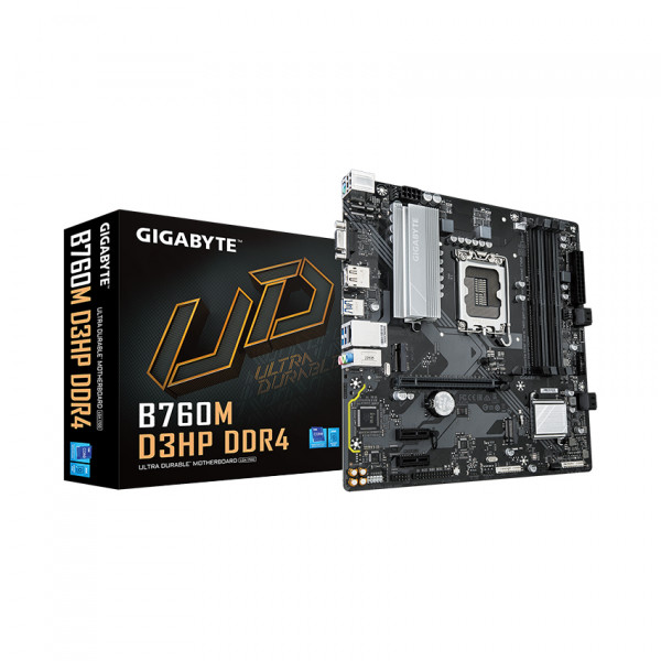 Mainboard Gigabyte B760M D3HP DDR4 (Intel B760, LGA1700, 4 x DDR4 128GB, mATX)