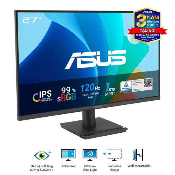 Màn Hình ASUS VA279HG (27 inch - IPS - FHD - 120Hz - 1ms)