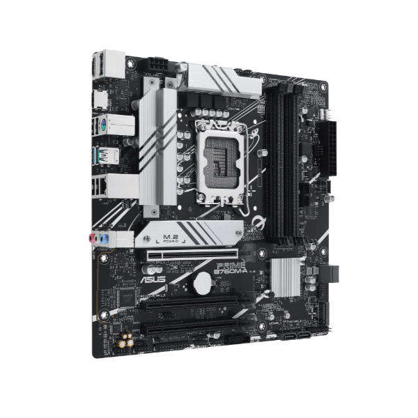 Mainboard Asus Prime B760M-A D5 (Intel B760/ Socket 1700/ M-ATX/ 4 khe ram/ DDR5/ 2.5 Gigabit LAN)