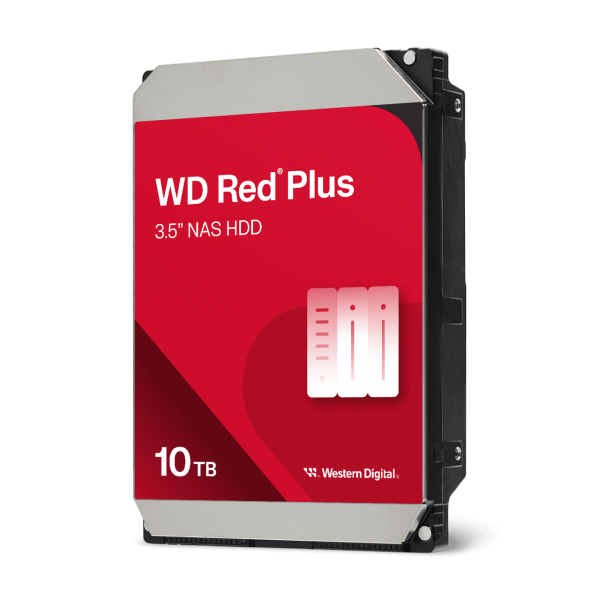 Ổ cứng Western Digital Red Plus 10TB 3.5 inch 512MB Cache 7200RPM WD100EFGX