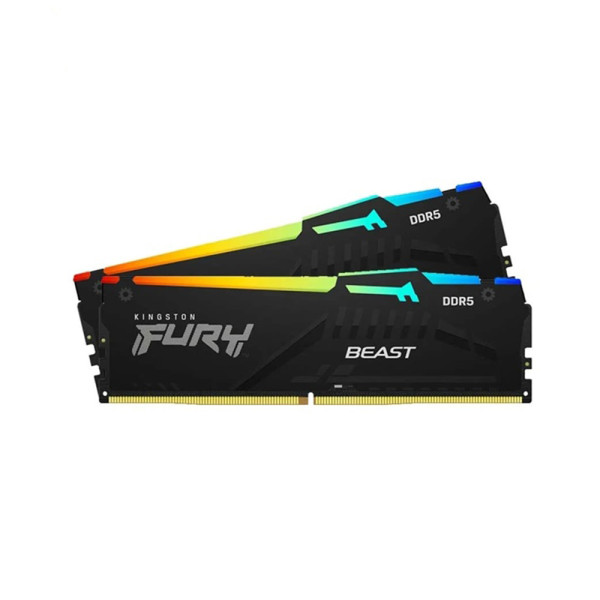 RAM Kingston FURY Beast RGB 64GB (2x32GB) DDR5 6000Mhz (KF560C36BBEAK2-64) (AMD EXPO+INTEL XMP)