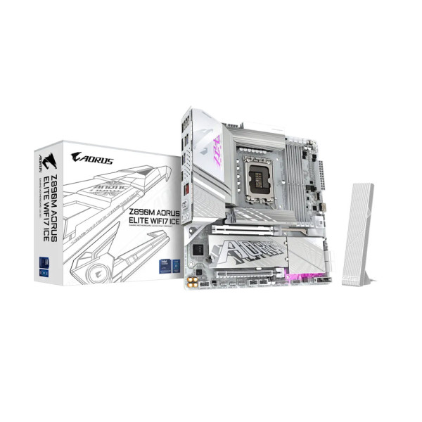 Mainboard Gigabyte Z890M AORUS ELITE WIFI7 ICE DDR5 (Bluetooth) 