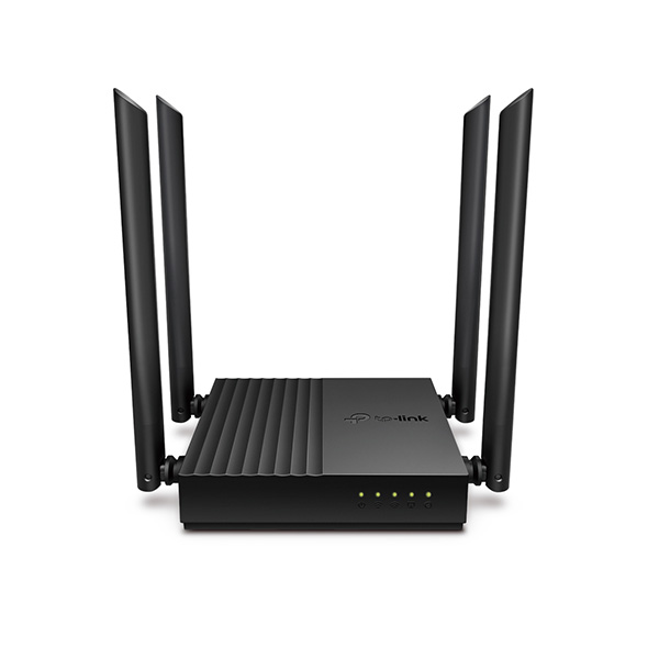 Bộ phát wifi TP-Link Archer C64 (Chuẩn AC/ 1200Mbps/ 4 Ăng-ten ngoài/ Wifi Mesh/ 25 User)
