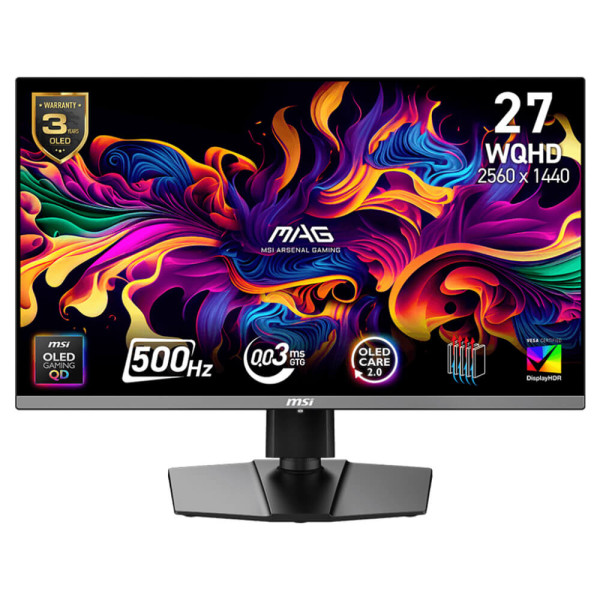 Màn hình 2K MSI MAG 272QP QD-OLED X50 27 inch WQHD 500Hz HDR