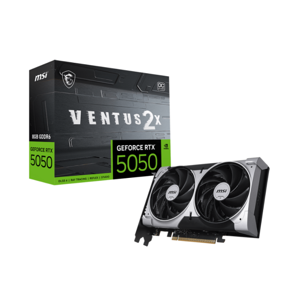Card màn hình Msi RTX 5050 8G VENTUS 2X OC 8GB GDDR6 