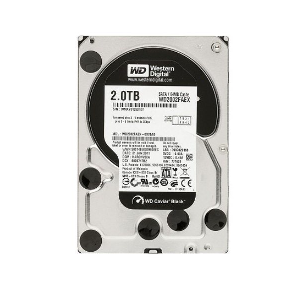 Ổ cứng Western Digital Black 2TB WD2003FZEX (3.5Inch/ 7200rpm/ 256MB/ SATA3)