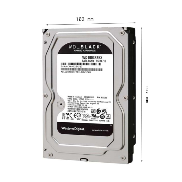 Ổ cứng Western Digital Black 6TB WD6004FZWX (3.5Inch/ 7200rpm/ 128MB/ SATA3)