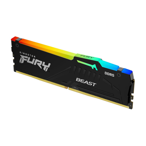 RAM Kingston FURY Beast RGB 16GB (1x16GB) DDR5 6000Mhz (KF560C36BBE2A-16WP) (AMD EXPO+INTEL XMP)