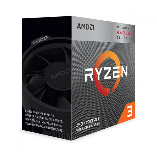 CPU AMD Ryzen 3 3200G 3.6Ghz/6MB/4 core/SK AM4 (YD3200C5FHBOX) kèm quạt làm mát