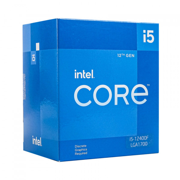 CPU Intel Alder Lake Core i5-12400F 2.5Ghz  (Upto 4.4Ghz,6 nhân 12 luồng,18MB Cache, 65W) - SK1700)