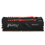 RAM Kingston Fury Beast RGB 16GB D4/3200MHz C16 (KF432C16BBAK2/16)