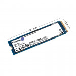 SSD Kingston SNV2S 1TB NVMe M.2 2280 PCIe Gen 4x4 (Đọc 3500MB/s - Ghi 2100MB/s) - (SNV2S/1000G)				