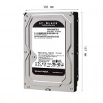 HDD WD 4TB Black 3.5 inch, 7200RPM, SATA3, 256MB Cache (WD4005FZBX)				