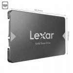 Ổ CỨNG SSD LEXAR NS100 256GB SATA3 2.5 INCH (ĐOC 520MB/S - GHI 450MB/S) - (LNS100-256RB)