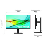 Màn hình đồ họa Samsung ViewFinity LS27D604UAEXXV (27Inch/ QHD (2560x1440)/ 5ms/ 100HZ/ 350cd/m2/ IPS)