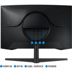 Màn Hình Gaming SAMSUNG Odyssey G5 G55C LS27CG552EEXXV (27.0 inch - 2K - VA - 165Hz - 1ms - FreeSync - HDR10 - Curved)