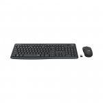 Bộ bàn phím chuột không dây Logitech MK295 màu đen (USB/SilentTouch)