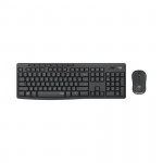 Bộ bàn phím chuột không dây Logitech MK295 màu đen (USB/SilentTouch)