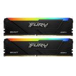 Ram desktop Kingston FURY Beast RGB 32GB (2x16GB) DDR4 3200MHz (KF432C16BB2AK2/32)