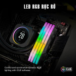 Ram Desktop Corsair Vengeance RGB (CMH64GX5M2B6000C38) 64GB (2x32GB) DDR5 6000MHz