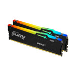 RAM Kingston FURY Beast RGB 16GB (2x8GB) DDR5 5600Mhz (KF556C40BBAK2-16)