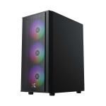 Vỏ Case Xigmatek MYX Air 3F EN45967 (Matx, 3 fan RGB, Màu Đen)