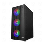 Vỏ case KENOO ESPORT AF13 - 3F - Mầu Đen (ATX/ 3 fan RGB)