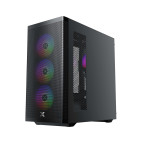 Vỏ case Xigmatek Osiris Pro 4FX - 4FAN RGB (Mid Tower, Màu Đen)