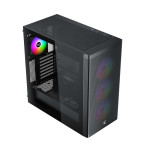 Vỏ case Xigmatek Osiris Pro 4FX - 4FAN RGB (Mid Tower, Màu Đen)