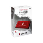 Ổ cứng di động Kingston SSD 1000GB USB 3.2 Gen 2 SXS1000R/1000G Màu Đỏ